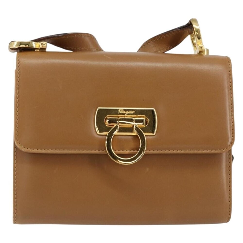 Salvatore Ferragamo Gancini Leather